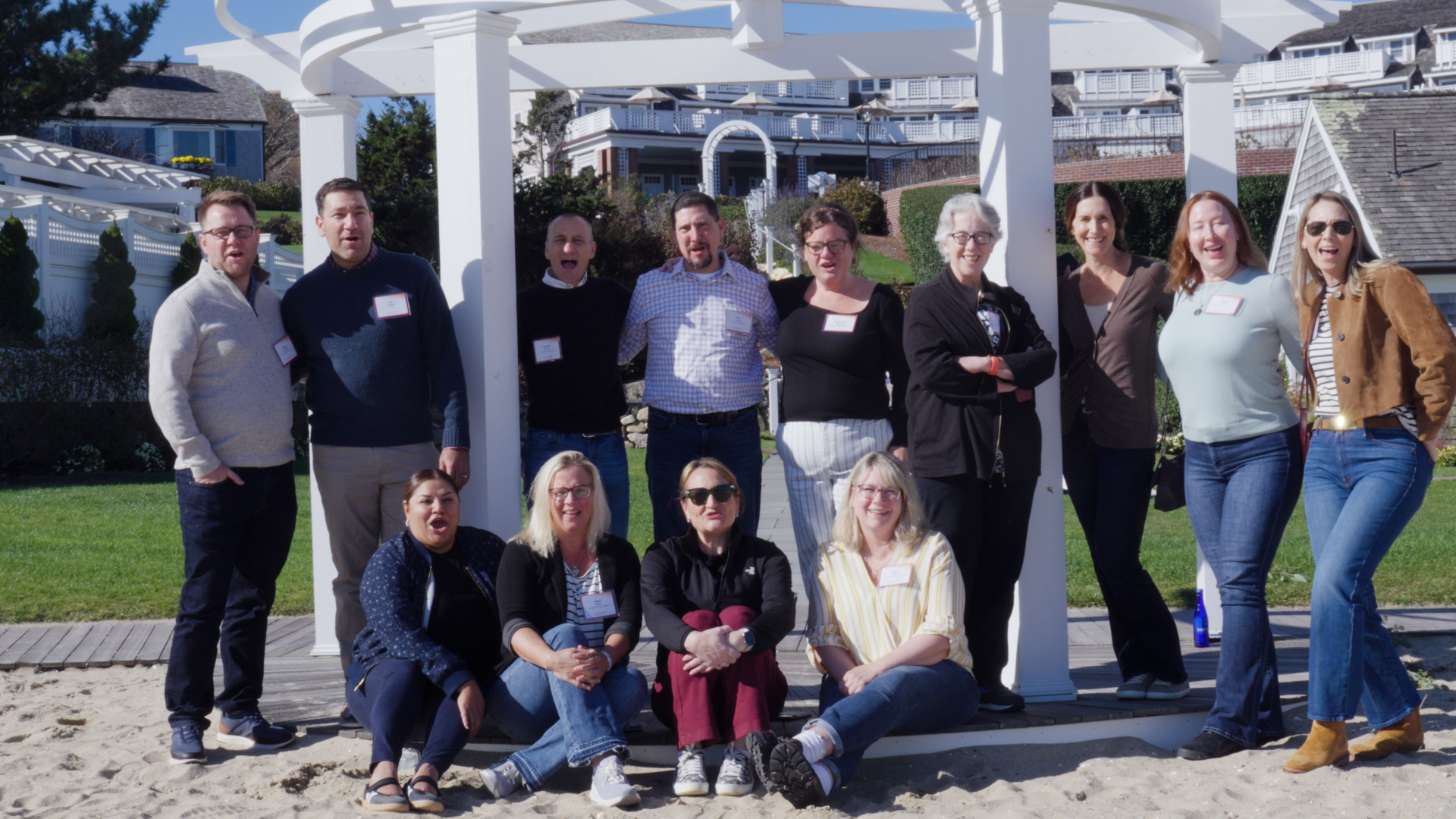 2025 SyncUp attendees gathered outside Boston.